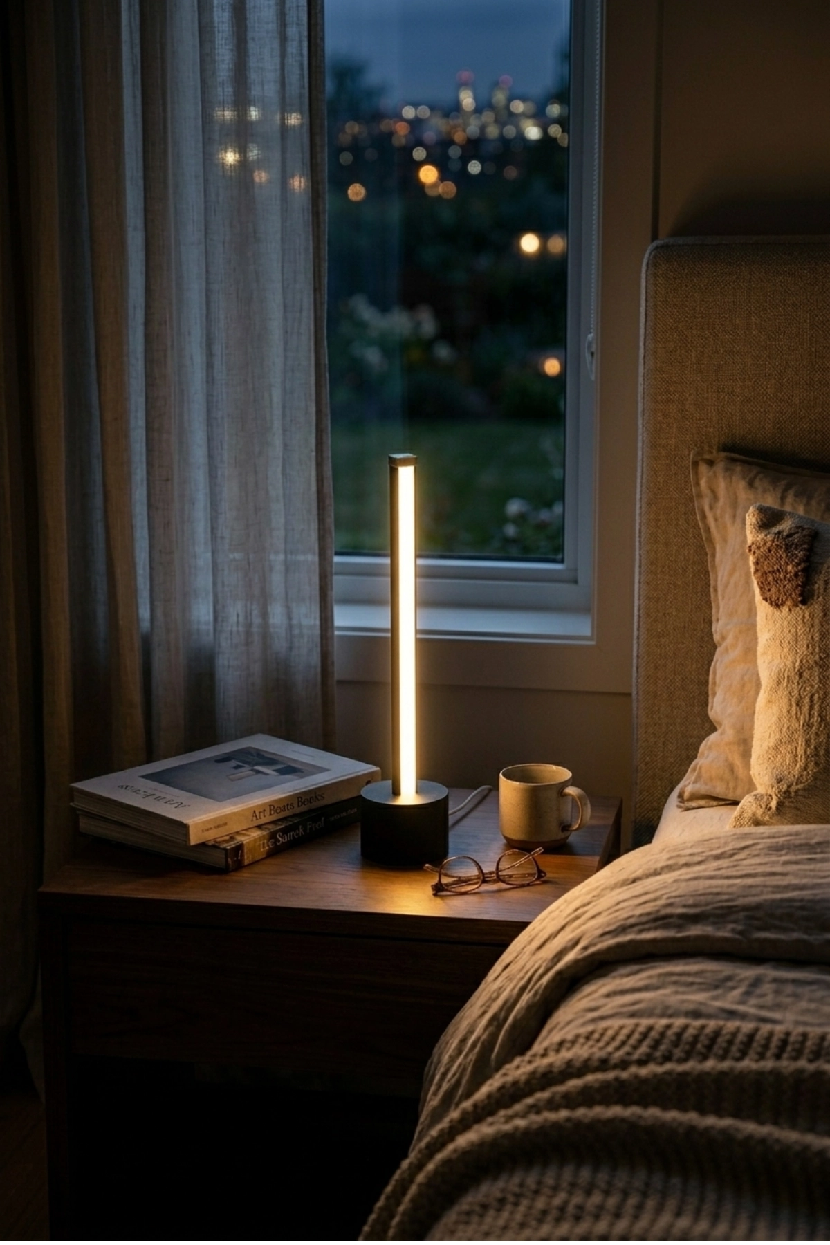 Usb Dikey Led Masa Lambası Günışığı Gece Lambası 27 cm