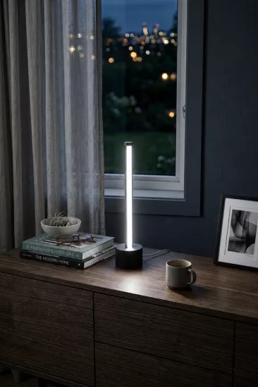 Usb Dikey Led Masa Lambası Beyaz Gece Lambası 27 cm