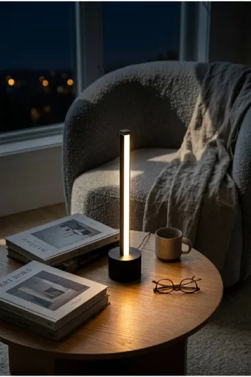 Usb Dikey Led Masa Lambası Günışığı Gece Lambası 27 cm